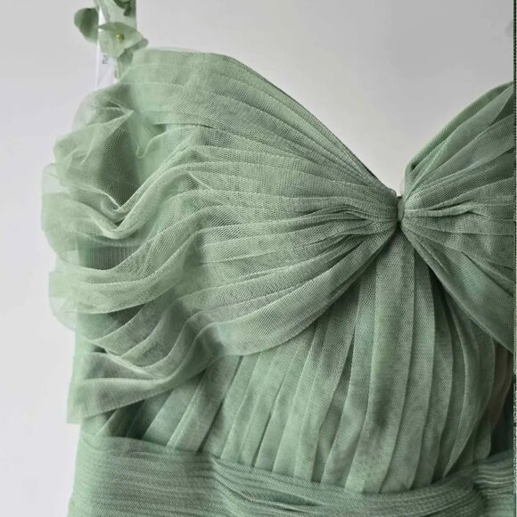 Tulle and Chantilly Bridesmaid dress in Sage Green - Picture 6 of 7